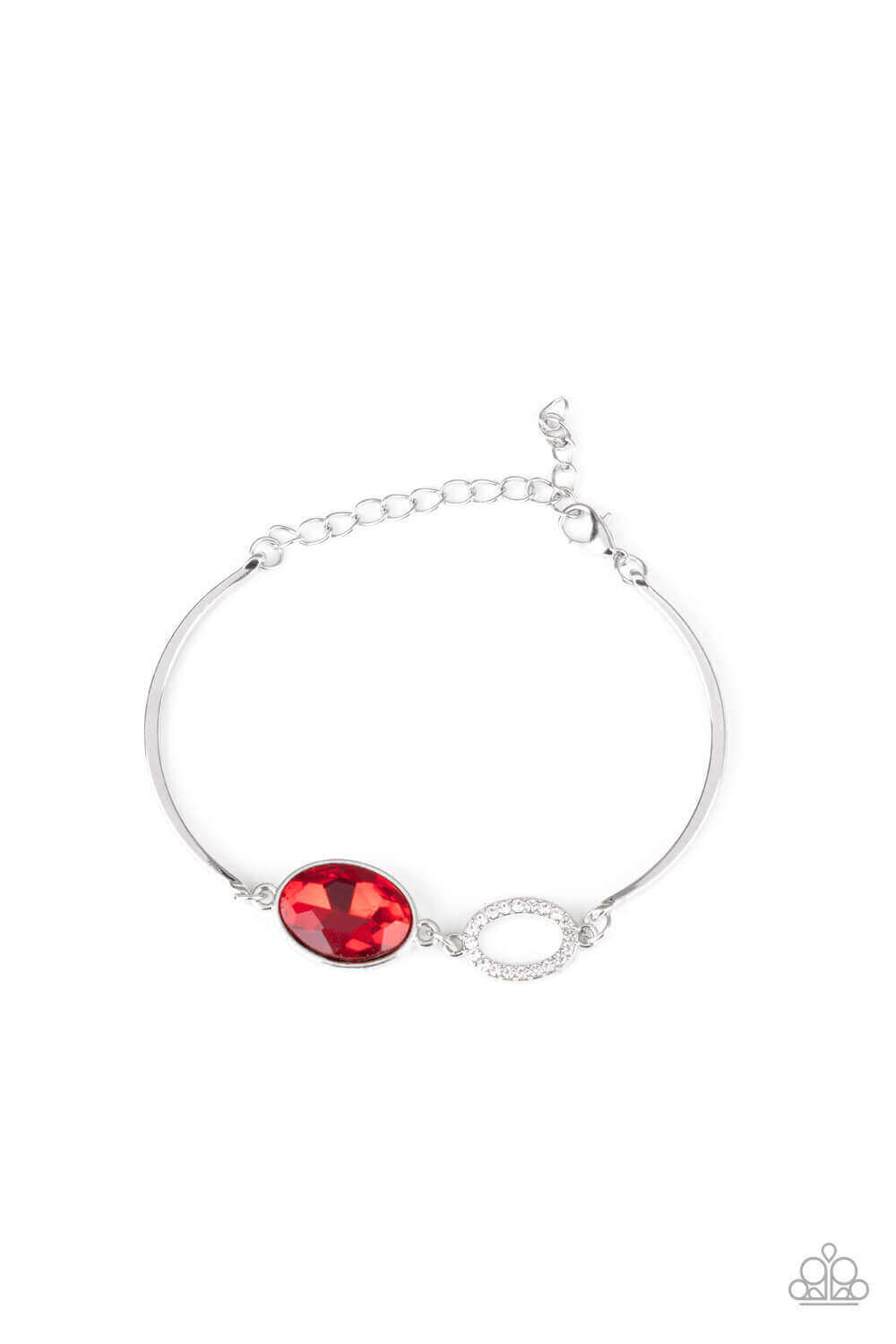 Unstoppable Glamour - Red Necklace & Bracelet Combo - Princess Glam Shop