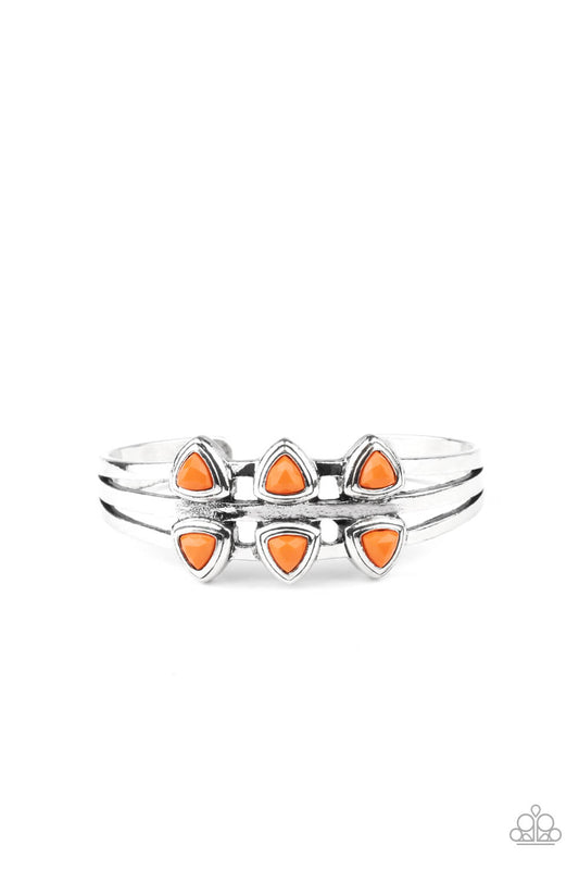 Tribal Triad - Orange Bracelet - Princess Glam Shop