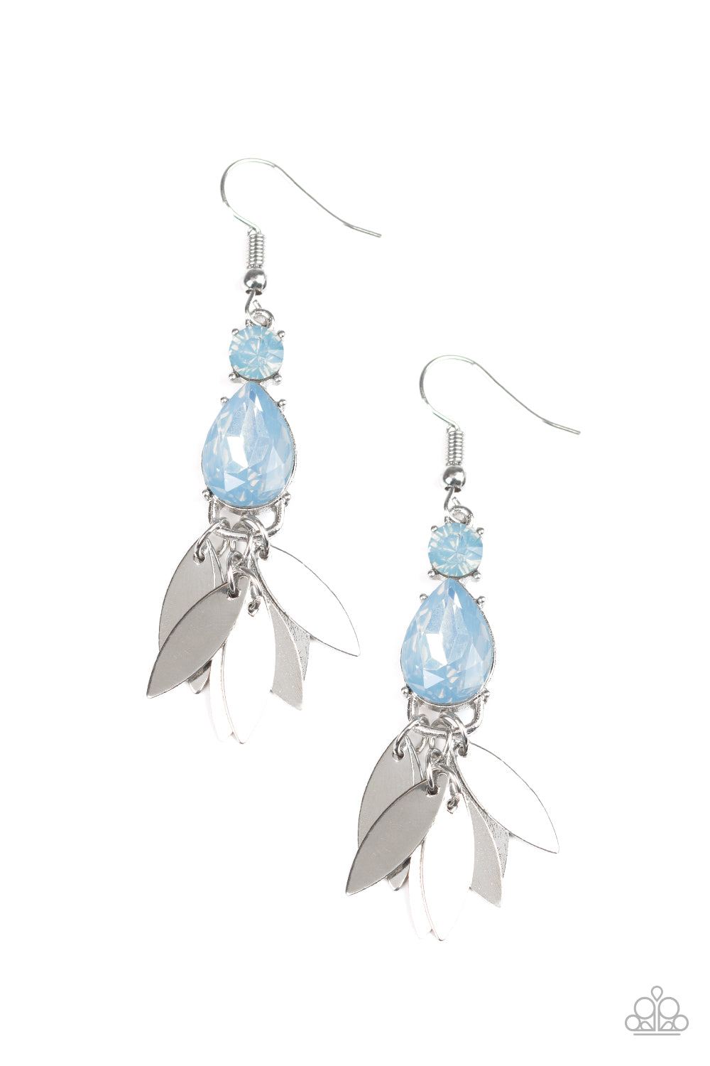 Tropical Tranquility - Blue Earrings - Princess Glam Shop