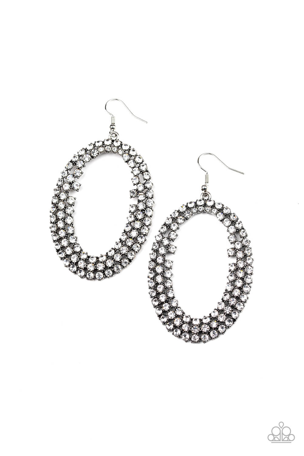 Radical Razzle - White Life of the Party Exclusive Earrings - Princess Glam Shop