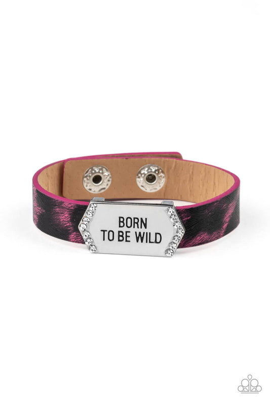 Born To Be Wild - Pink Urban Bracelet - Princess Glam Shop