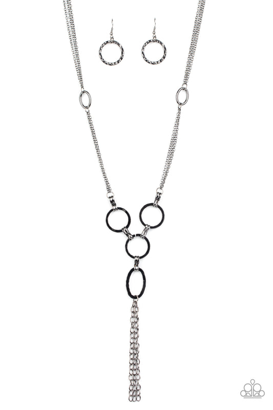 Metro Mechanics - Black Necklace Set - Princess Glam Shop