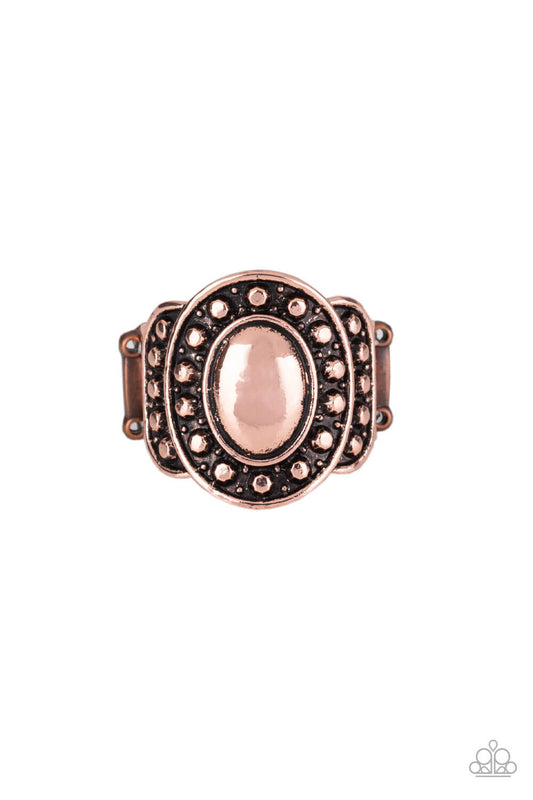 Stacked Stunner - Copper Ring - Princess Glam Shop