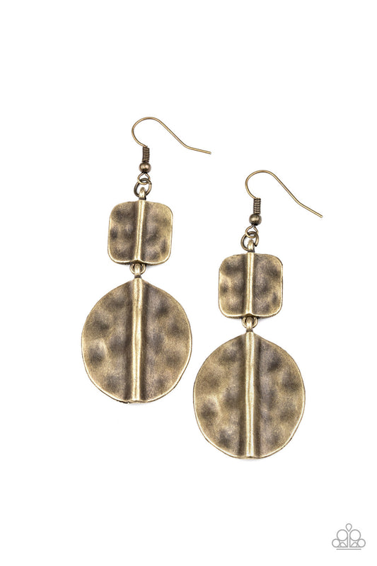 Lure Allure - Brass Earrings - Princess Glam Shop