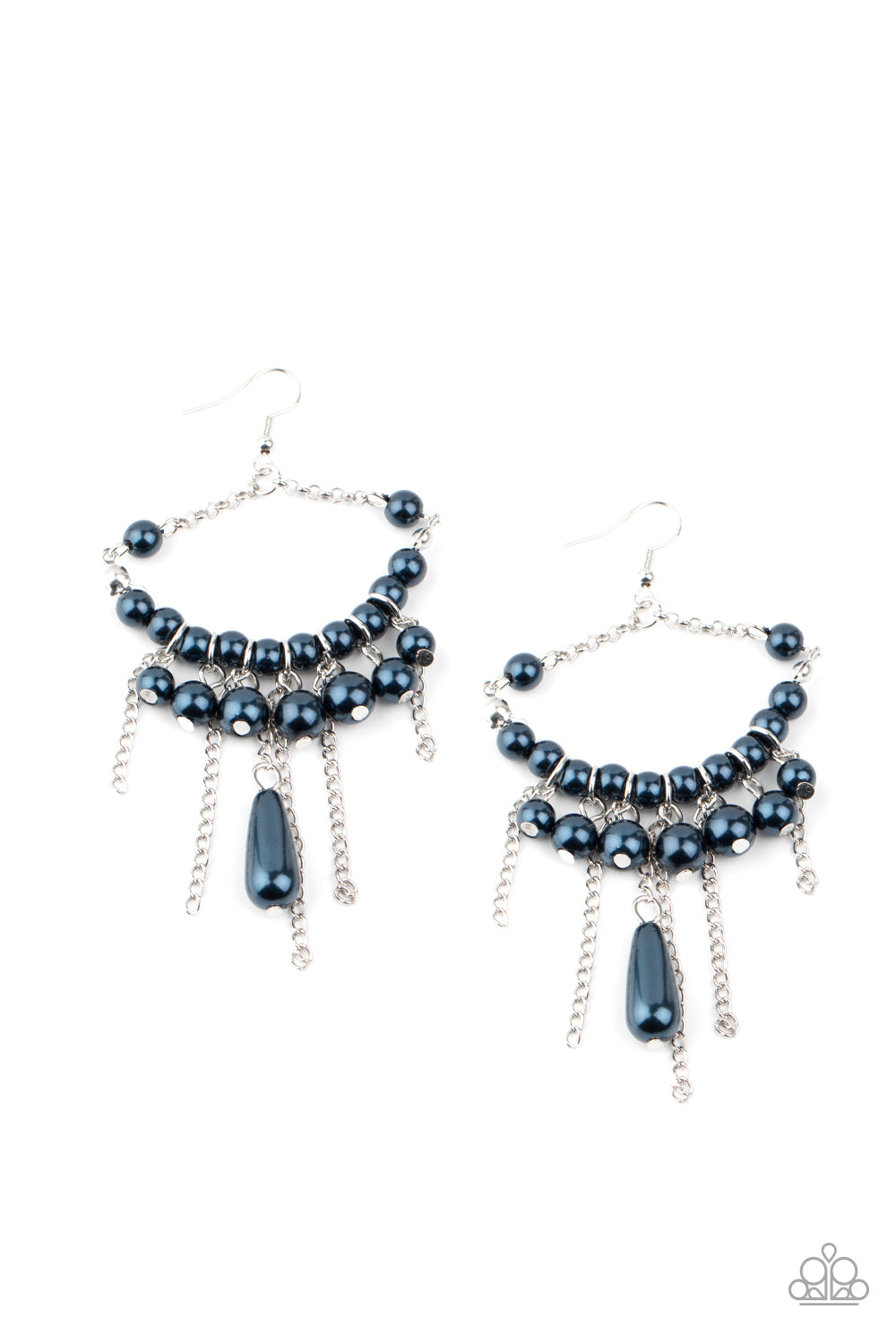 Party Planner Posh - Blue Earrings - Princess Glam Shop