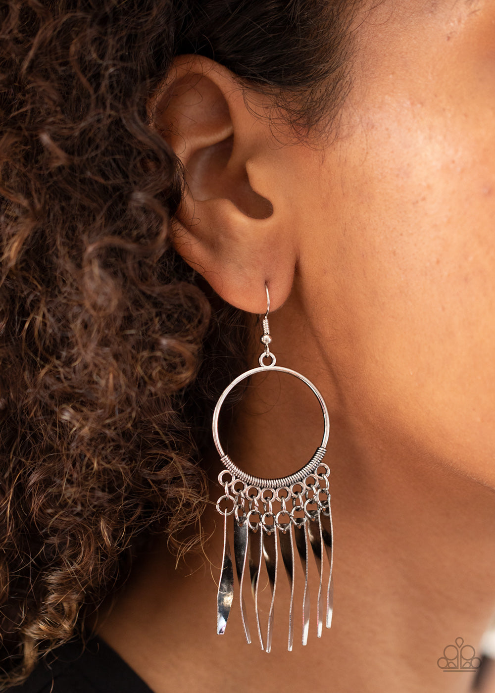 Let GRIT Be! - Silver Earrings - Princess Glam Shop