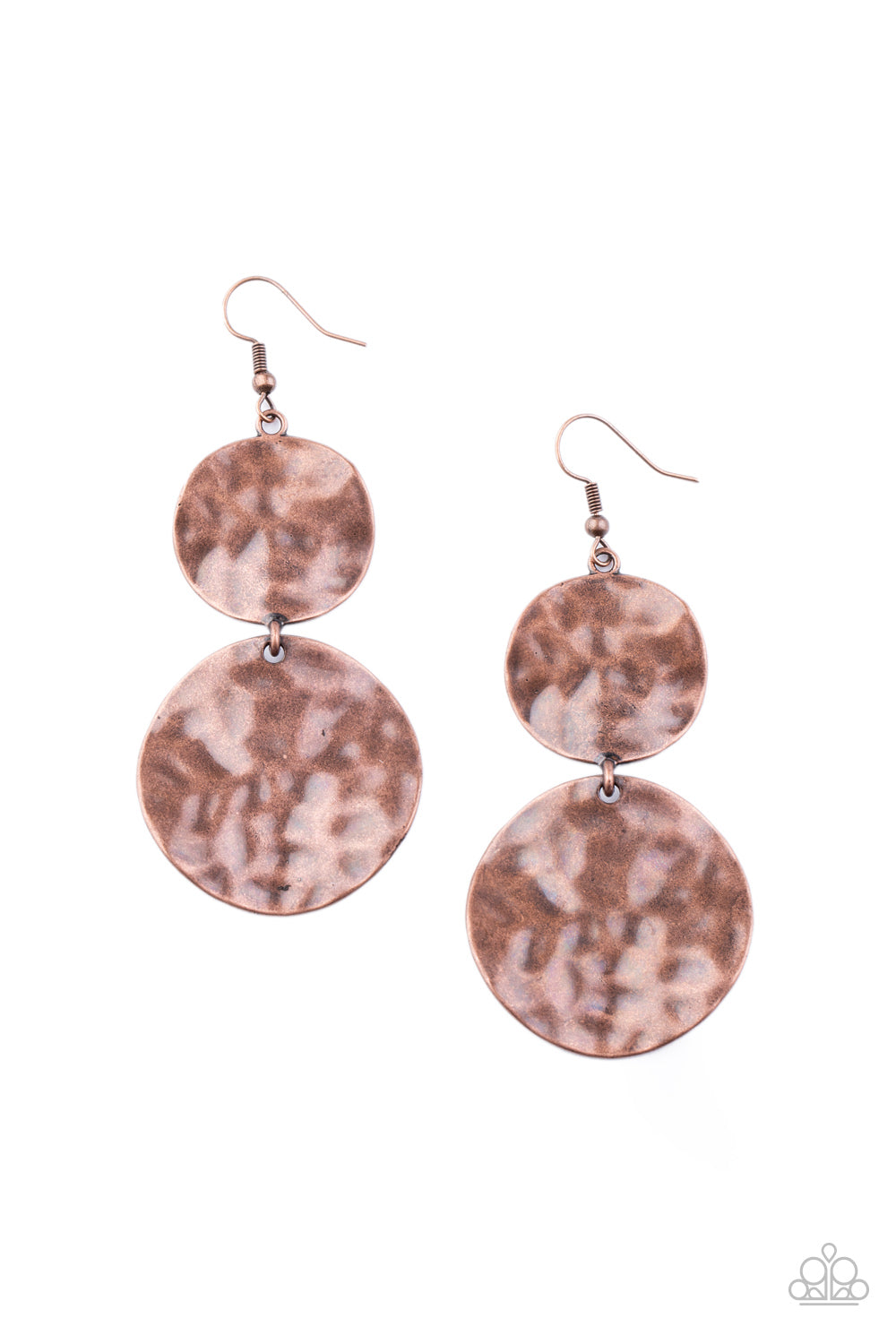 HARDWARE-Headed - Copper Earrings - Princess Glam Shop