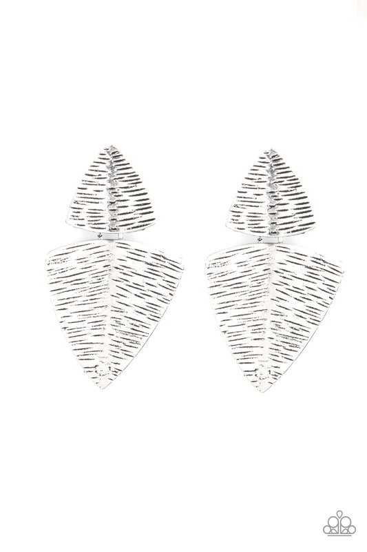 PRIMAL Factors - Silver Earrings - Princess Glam Shop