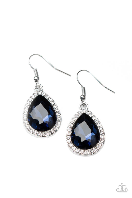 Dripping With Drama - Blue Earrings - Princess Glam Shop