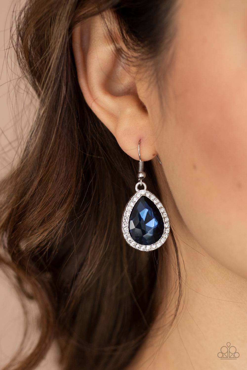 Dripping With Drama - Blue Earrings - Princess Glam Shop