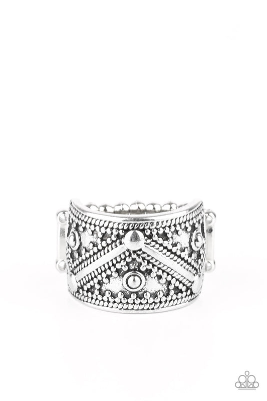 Primal Patterns - Silver Ring - Princess Glam Shop