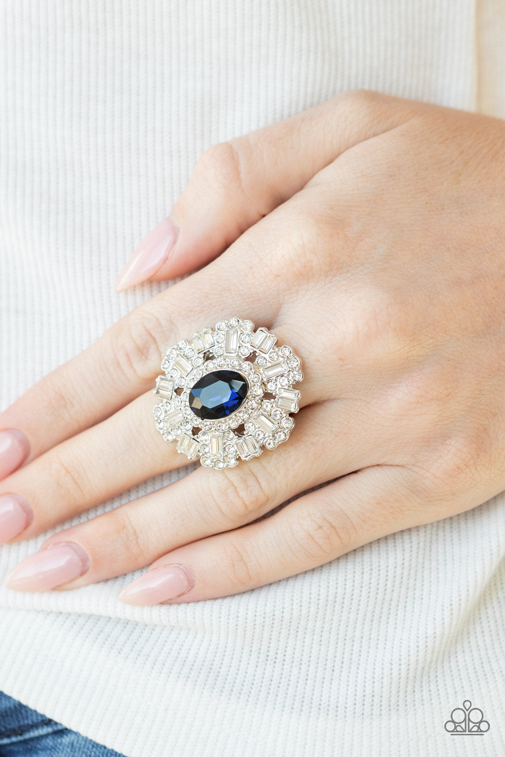 Iceberg Ahead - Blue Ring - Princess Glam Shop