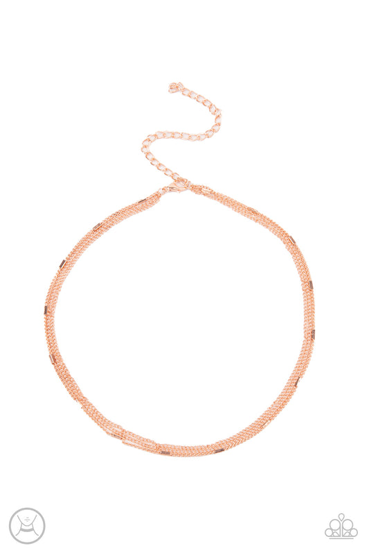 Need I SLAY More - Copper Choker Necklace Set - Princess Glam Shop