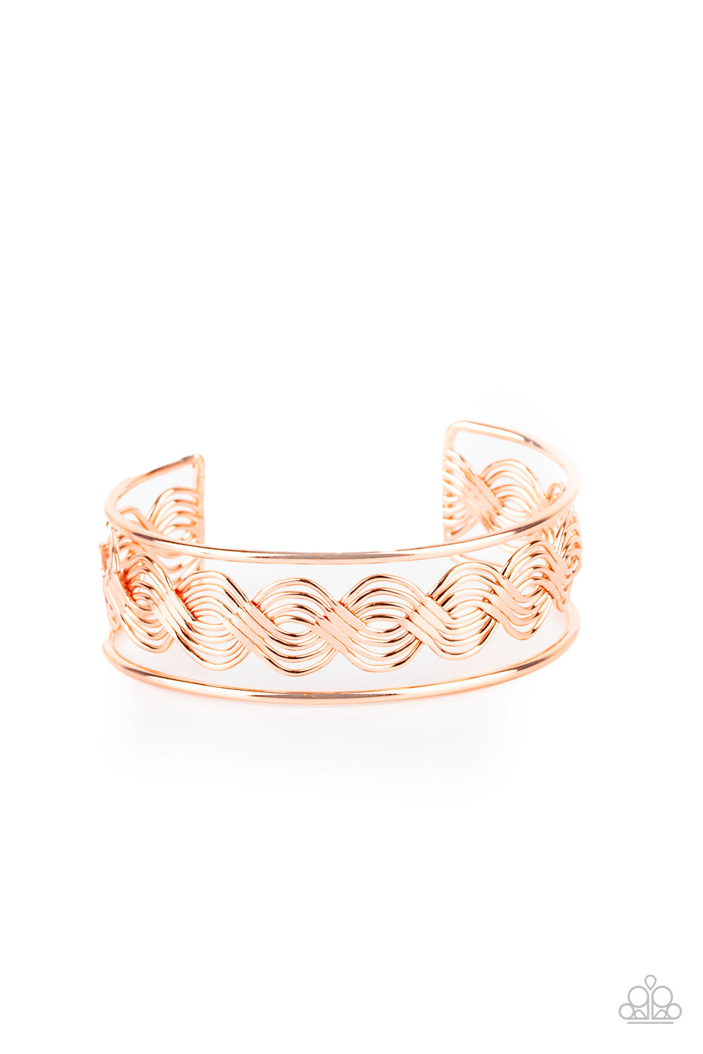 WEAVE An Impression - Copper Cuff Bracelet - Princess Glam Shop