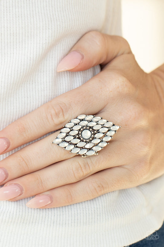 Incandescently Irresistible White Ring June Life of the Party Exclusive - Princess Glam Shop