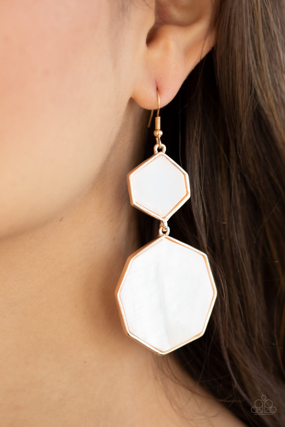 Vacation Glow - Rose Gold Earrings - Princess Glam Shop