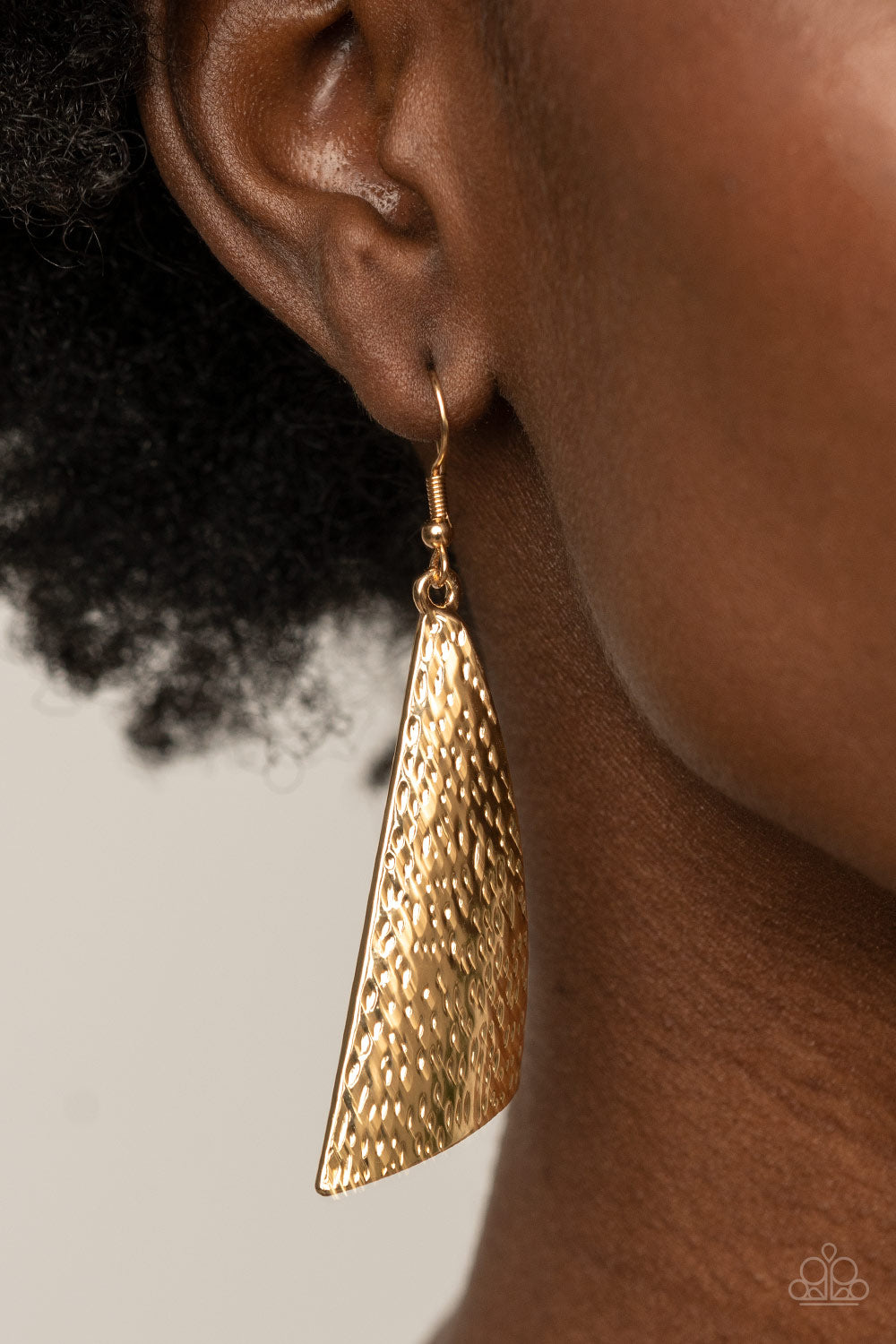 Ready The Troops - Gold Earrings - Princess Glam Shop