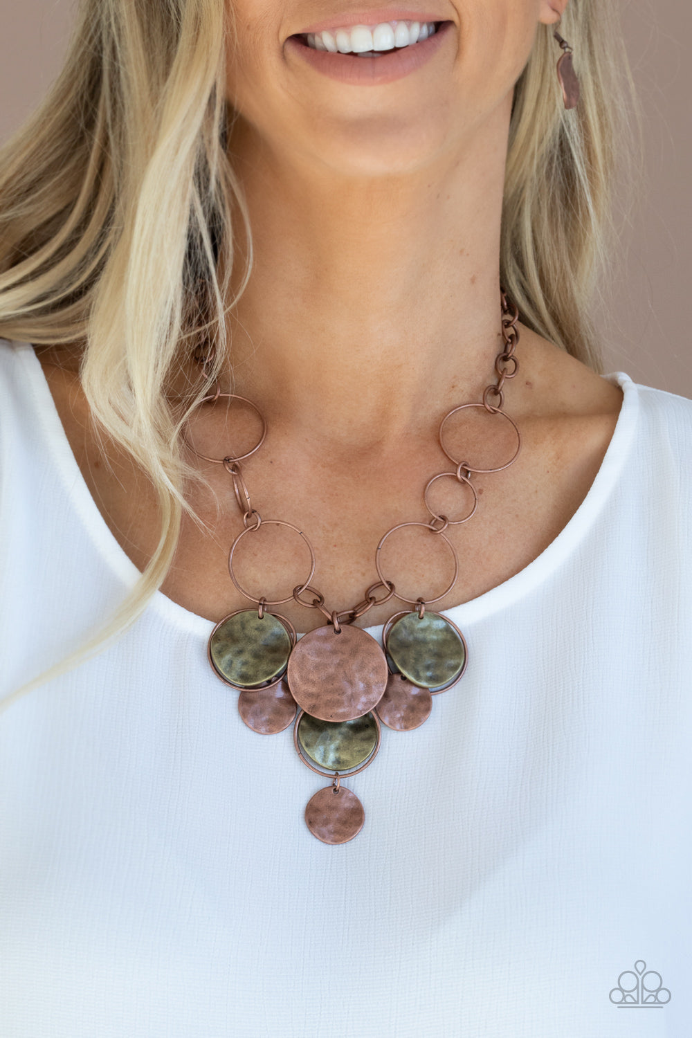 Learn the HARDWARE Way - Copper Necklace Set - Princess Glam Shop