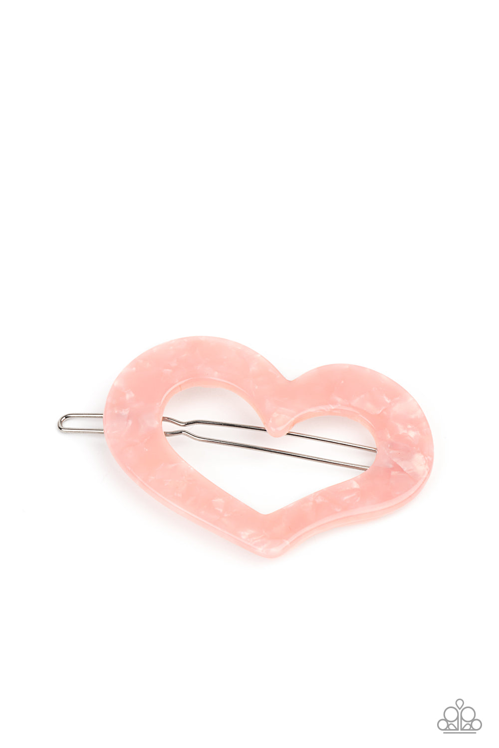 HEART Not to Love - Pink Hair Clip - Princess Glam Shop