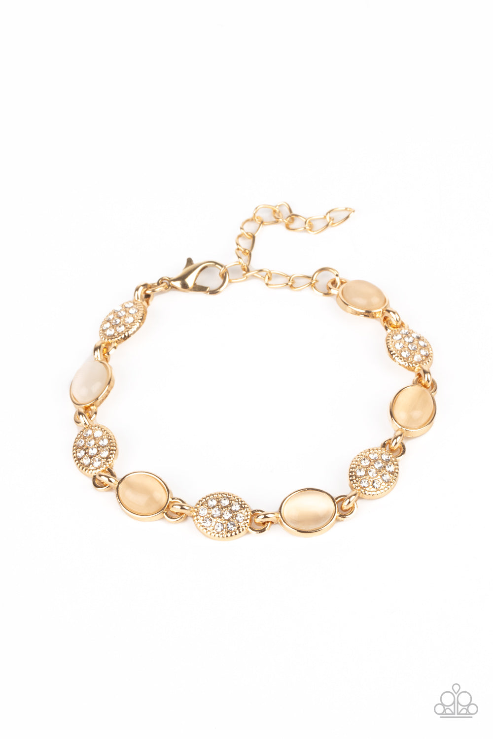 Stop and GLOW - Gold Bracelet - Princess Glam Shop