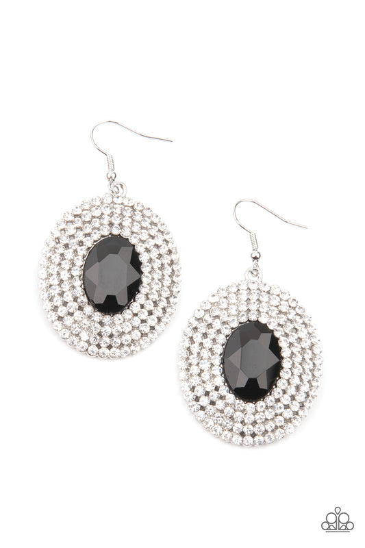 FIERCE Field - Black Earrings - Princess Glam Shop