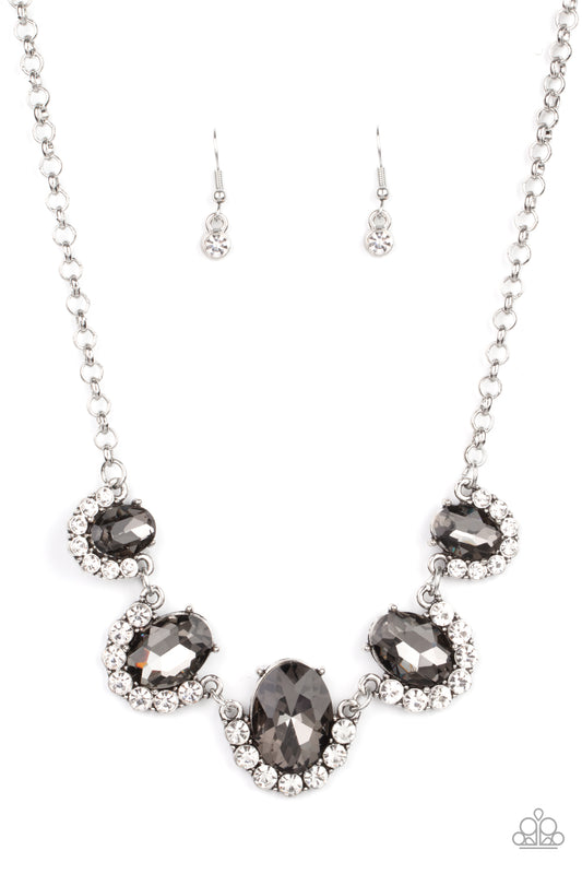 The Queen Demands It - Silver Necklace Set - Princess Glam Shop