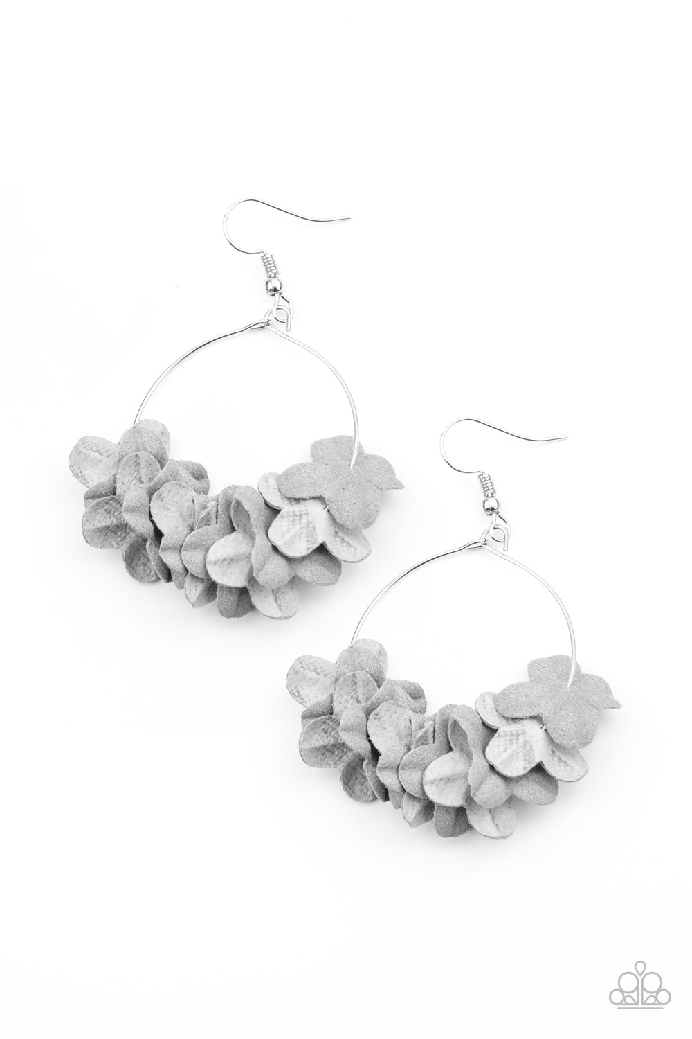 Flirty Florets - Silver Earrings - Princess Glam Shop