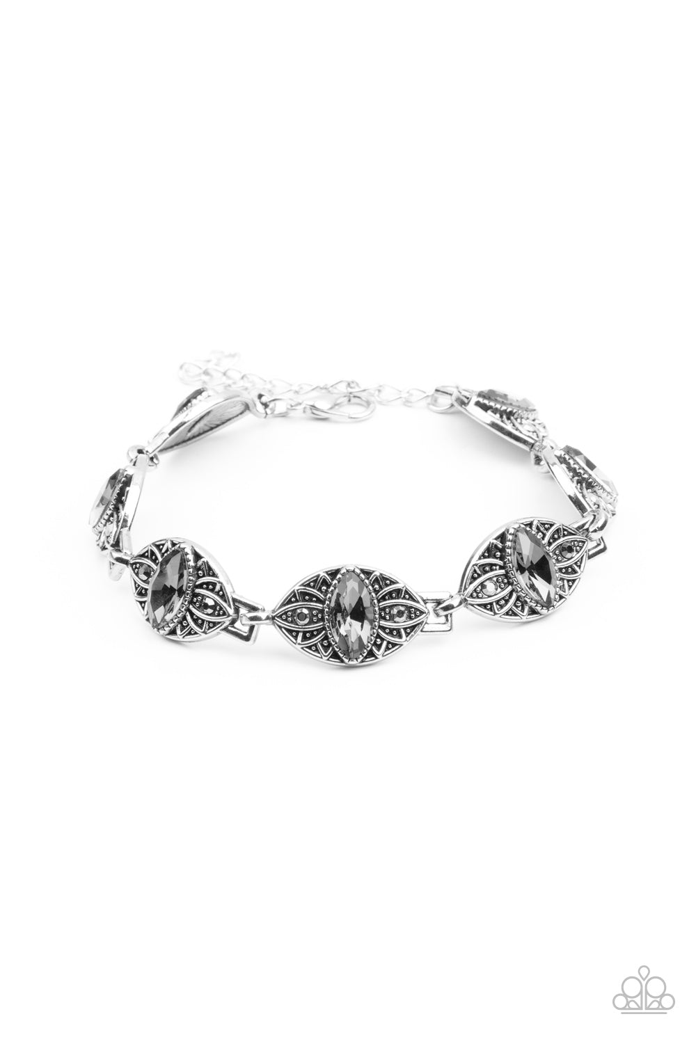 Crown Privilege - Silver Bracelet - Princess Glam Shop