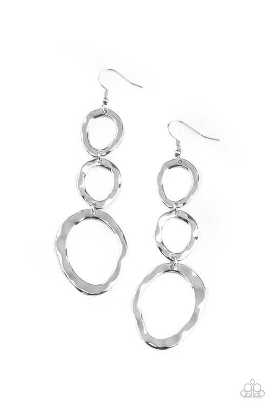 So OVAL It! - Silver Earrings - Princess Glam Shop