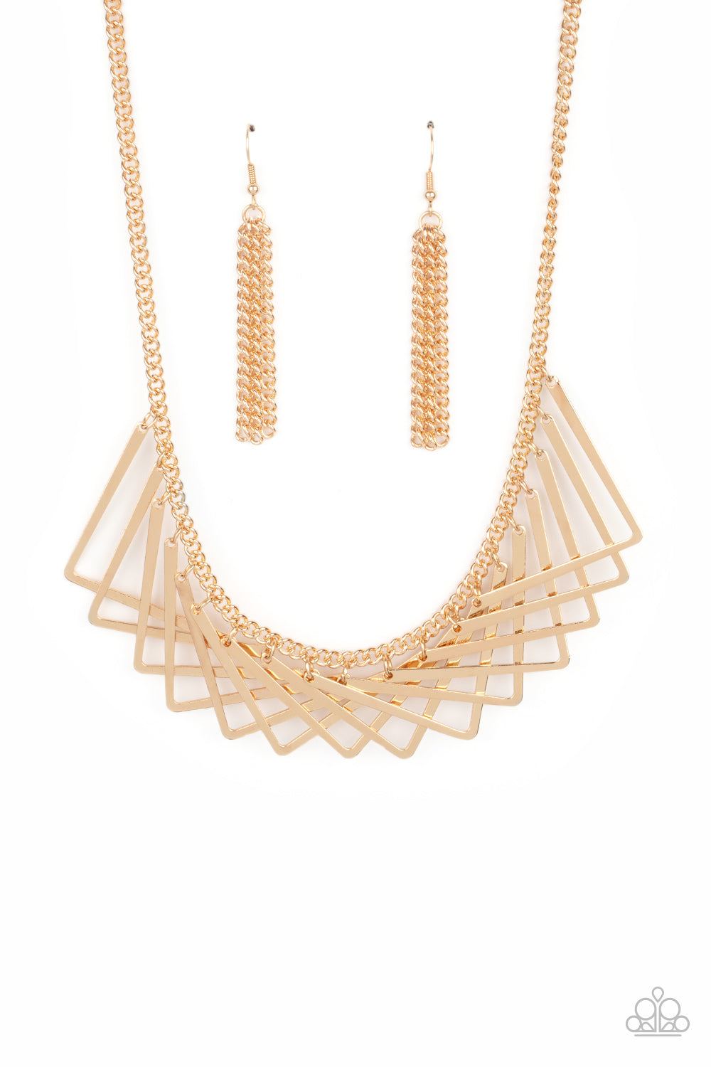 Metro Mirage - Gold Necklace Set - Princess Glam Shop