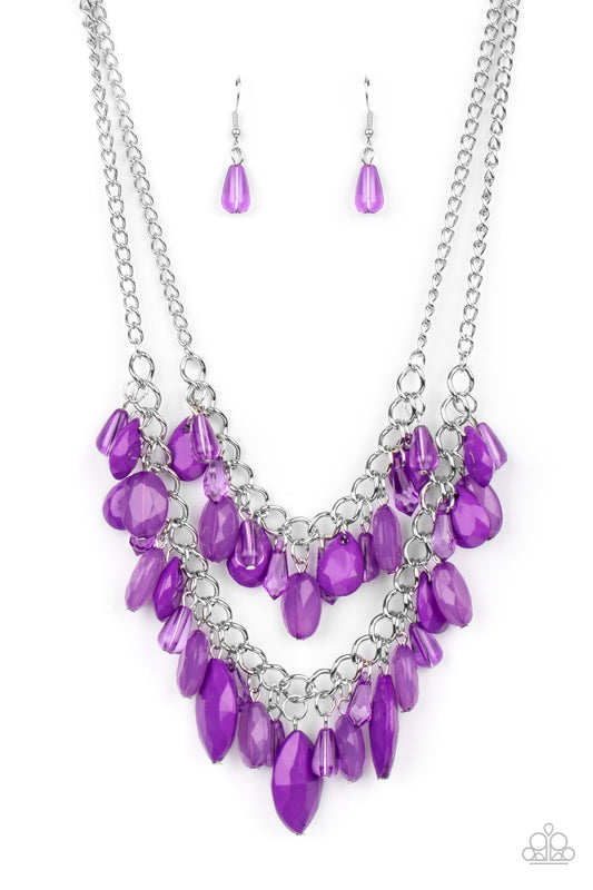 Midsummer Mixer - Purple Necklace Set - Princess Glam Shop