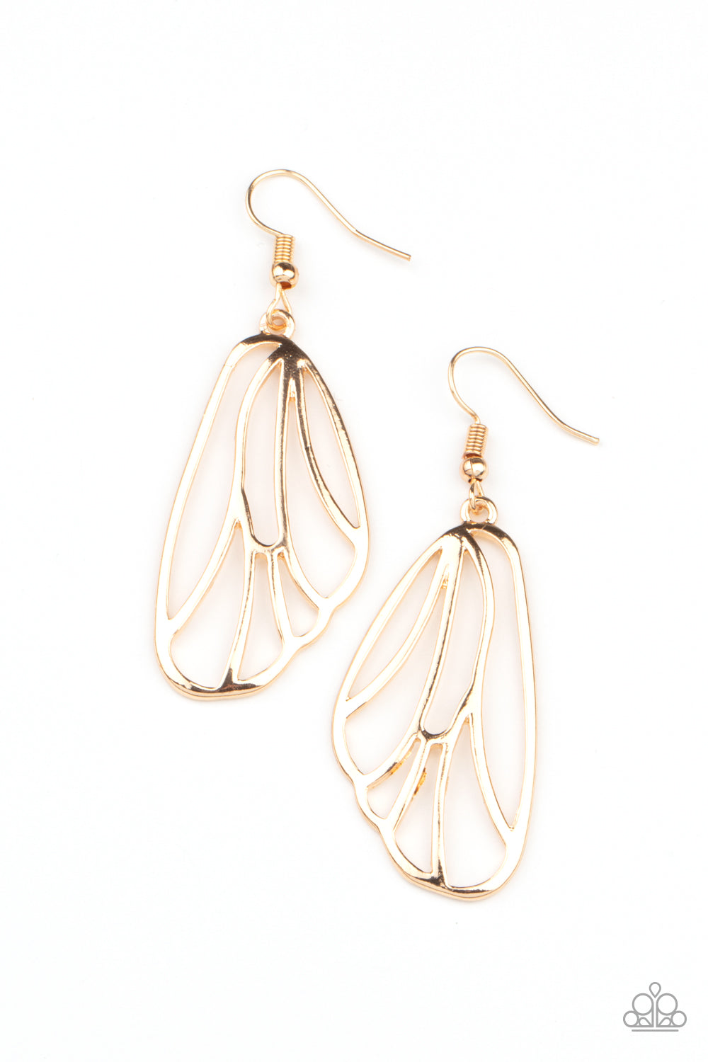Turn Into A Butterfly - Gold Earrings - Princess Glam Shop