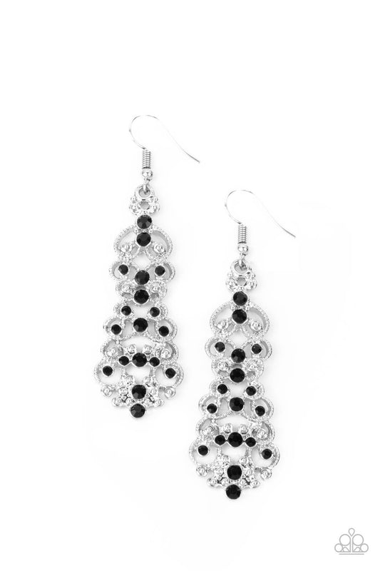 Diva Decorum - Black Earrings - Princess Glam Shop