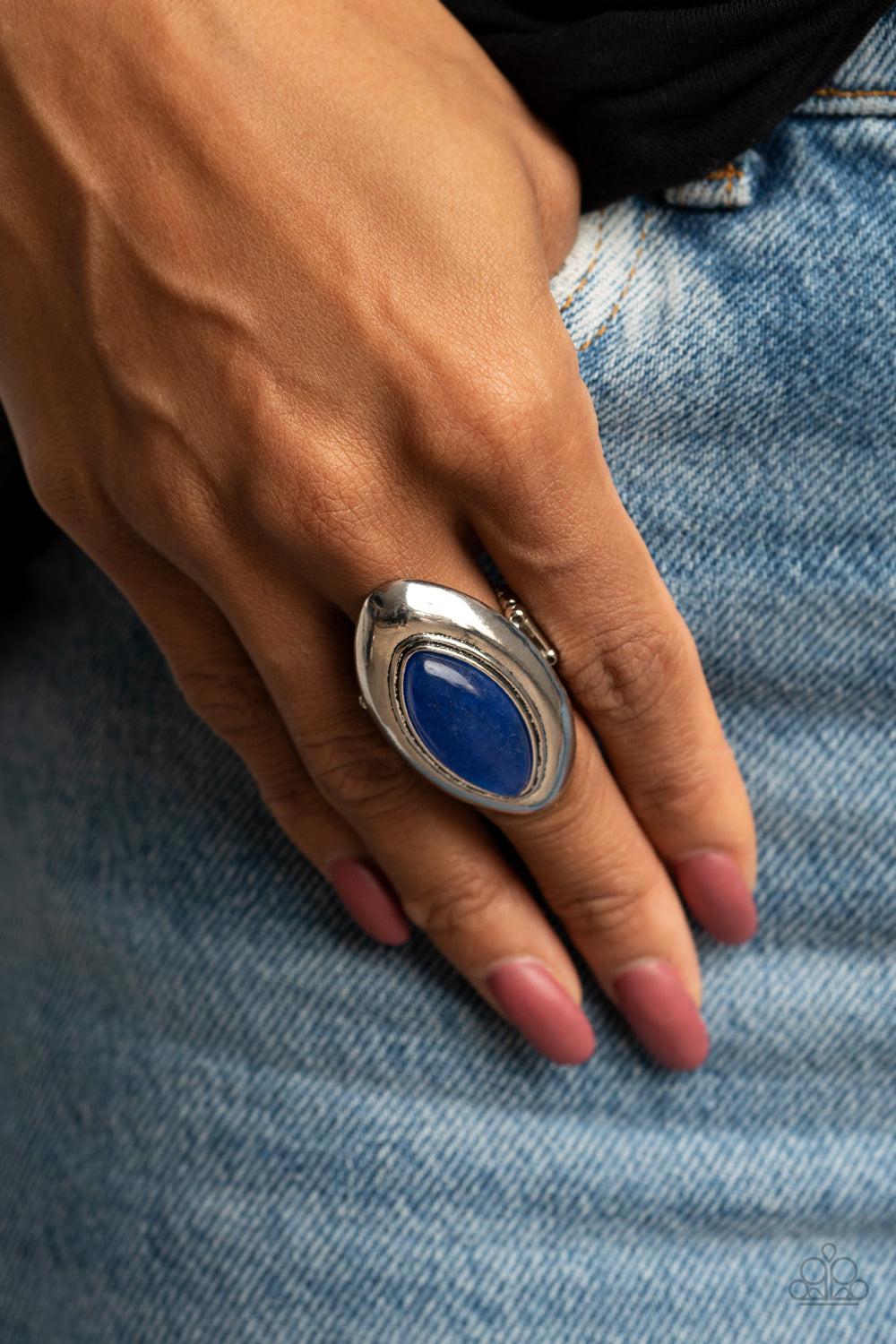 Sahara Seer - Blue Stone Ring - Princess Glam Shop