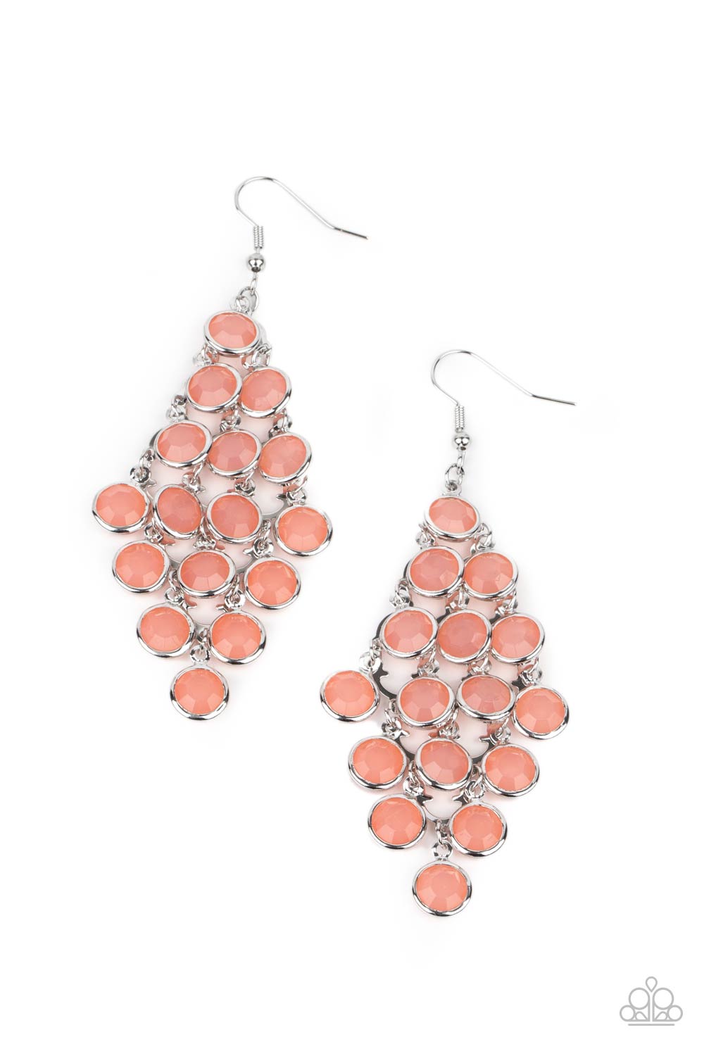 With All DEW Respect - Orange Earrings - Princess Glam Shop
