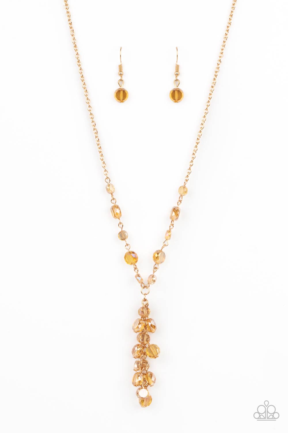 Cosmic Charisma & Colorfully Cosmic - Gold Necklace Set & Bracelet Combo - Princess Glam Shop