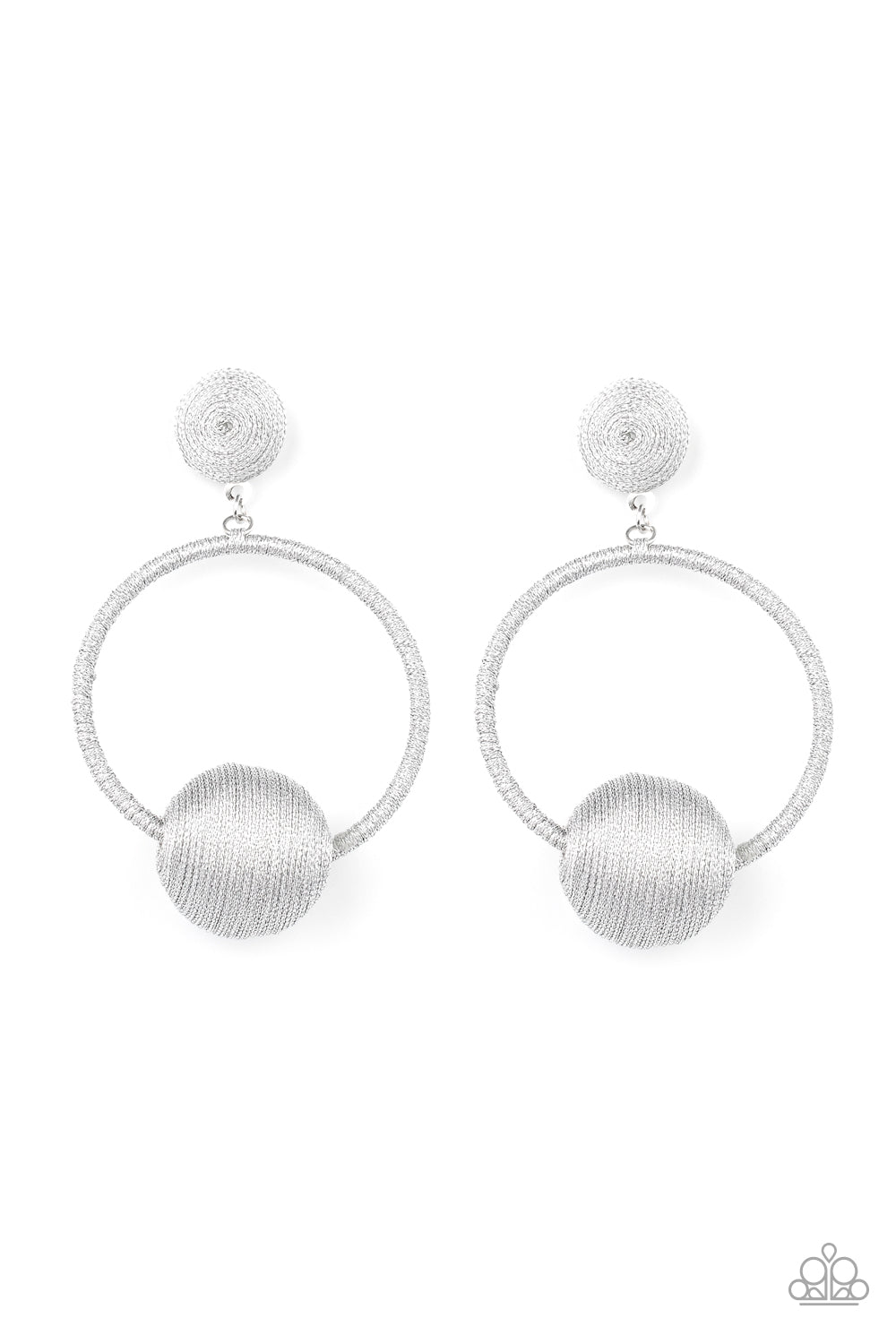 Social Sphere - Silver Earrings - Princess Glam Shop
