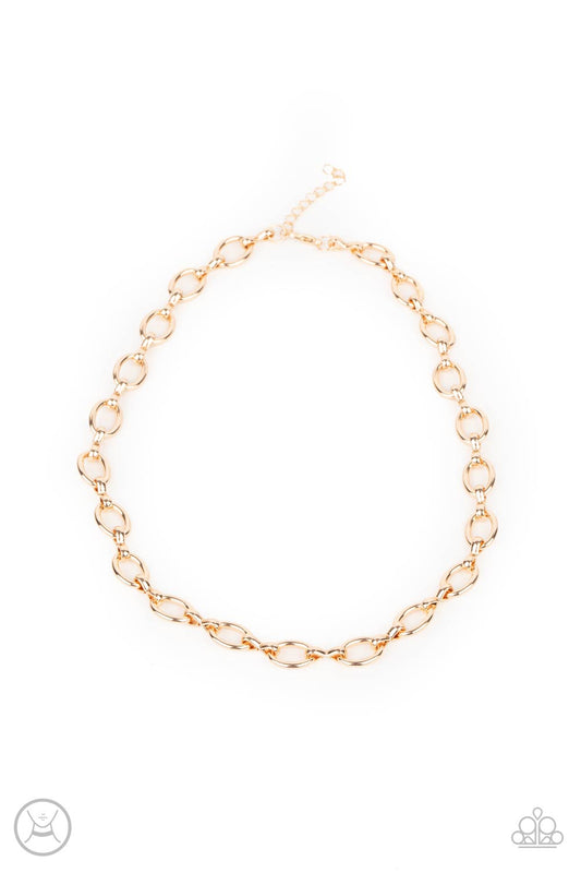 Craveable Couture - Gold Choker Necklace Set - Princess Glam Shop