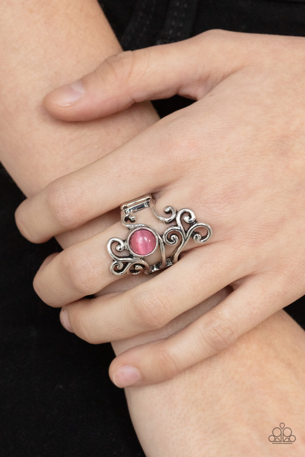 Glimmering Grapevines - Pink Ring - Princess Glam Shop