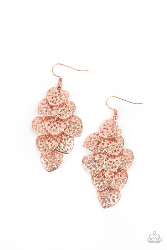 Shimmery Soulmates - Copper Earrings - Princess Glam Shop