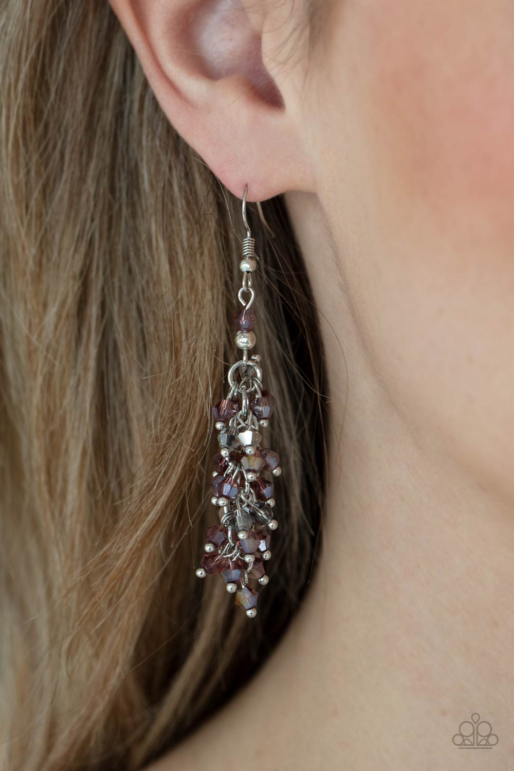 Celestial Chandeliers - Purple Earrings - Princess Glam Shop