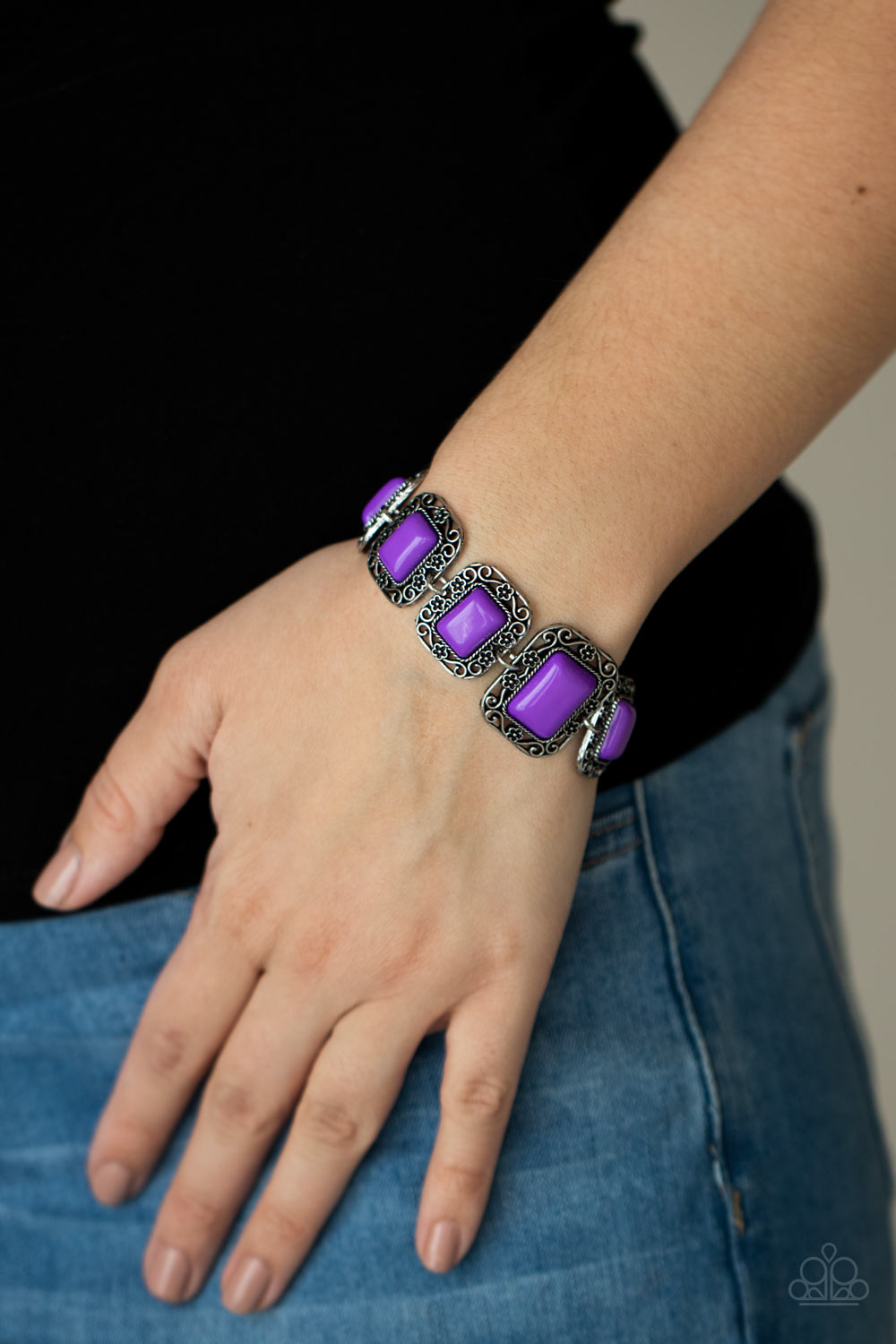 Retro Rodeo - Purple Bracelet - Princess Glam Shop