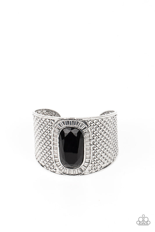 Poshly Pharaoh - Black Cuff Bracelet - Princess Glam Shop