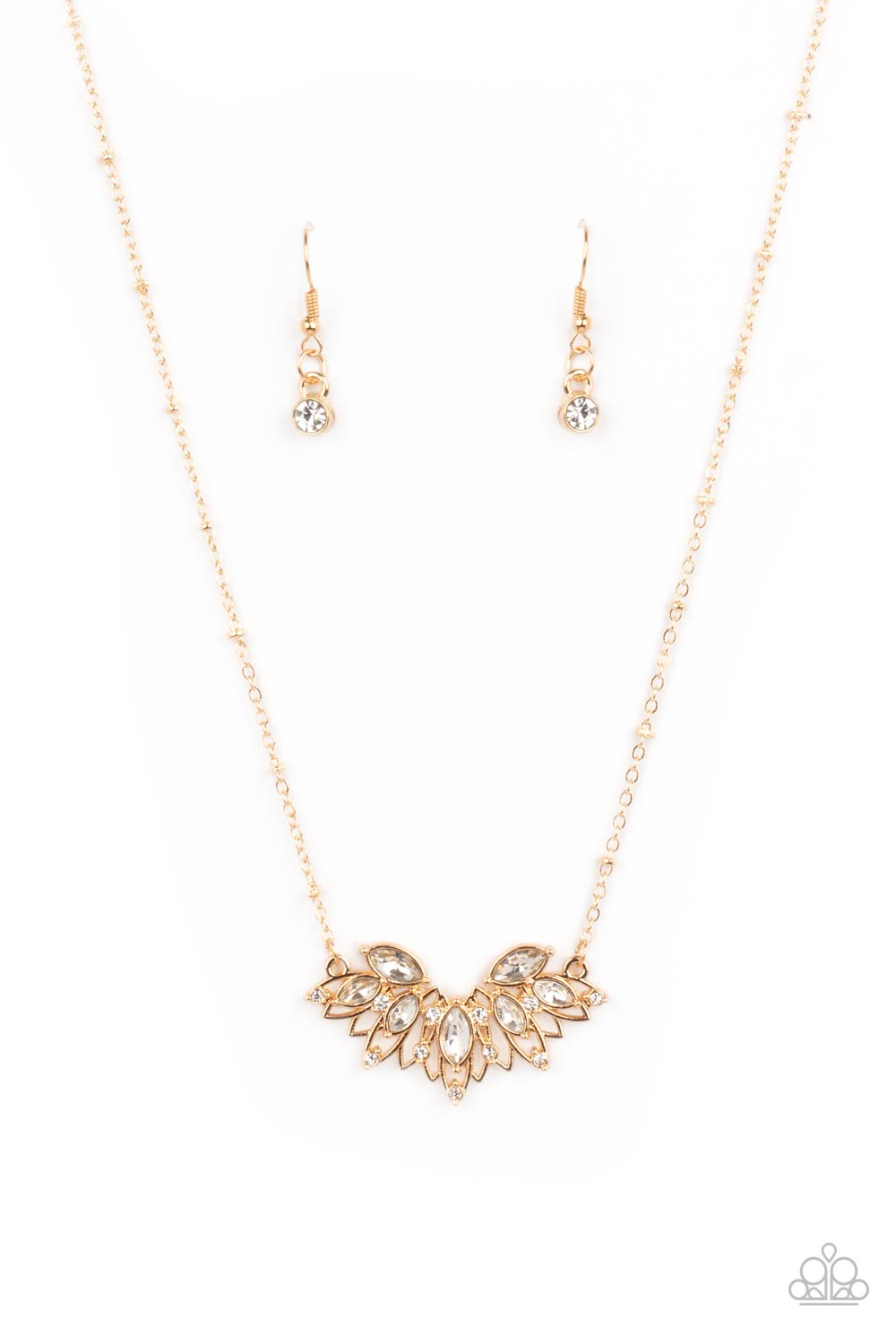 Deluxe Diadem - Gold Necklace Set - Princess Glam Shop