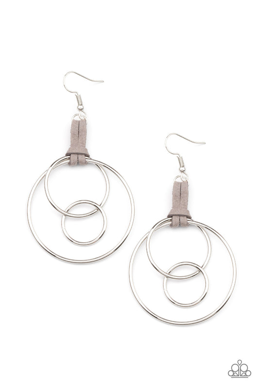 Fearless Fusion - Silver Earrings - Princess Glam Shop