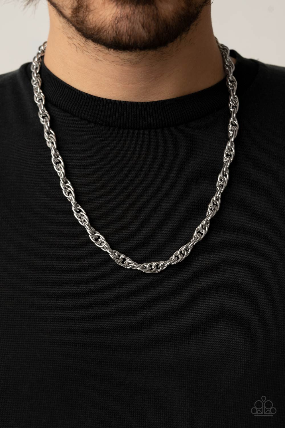 Extra Entrepreneur Men's Necklace & Executive Exclusive - Silver Men's Bracelet Combo Set - Princess Glam Shop