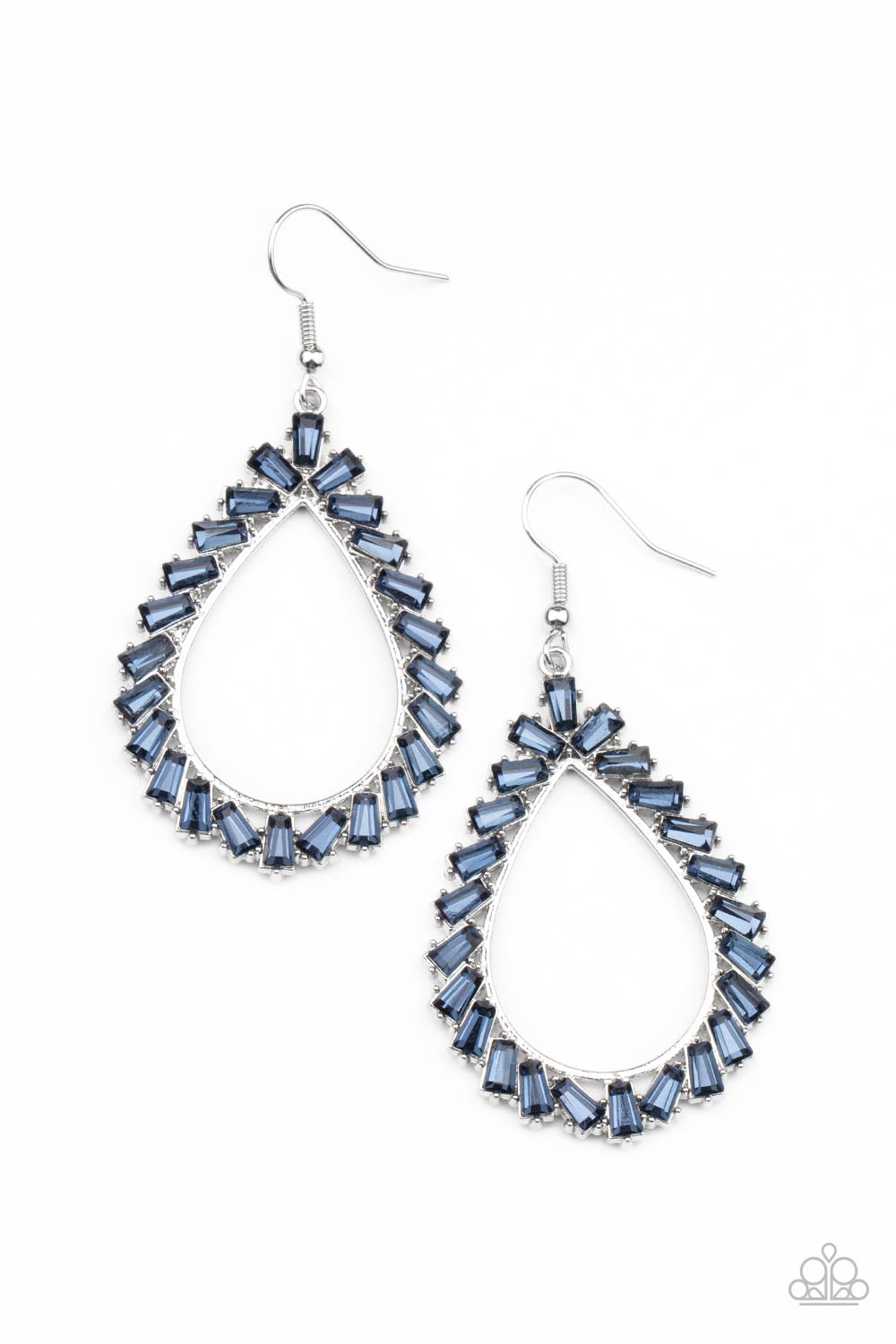 Stay Sharp - Blue Earrings - Princess Glam Shop