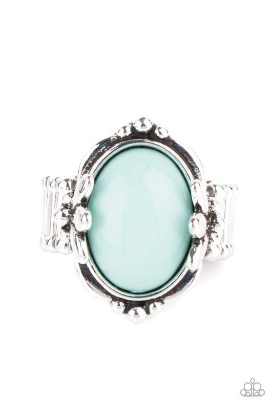 Springtime Splendor - Blue Ring - Princess Glam Shop