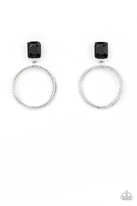 Prismatic Perfection - Black Earrings - Princess Glam Shop