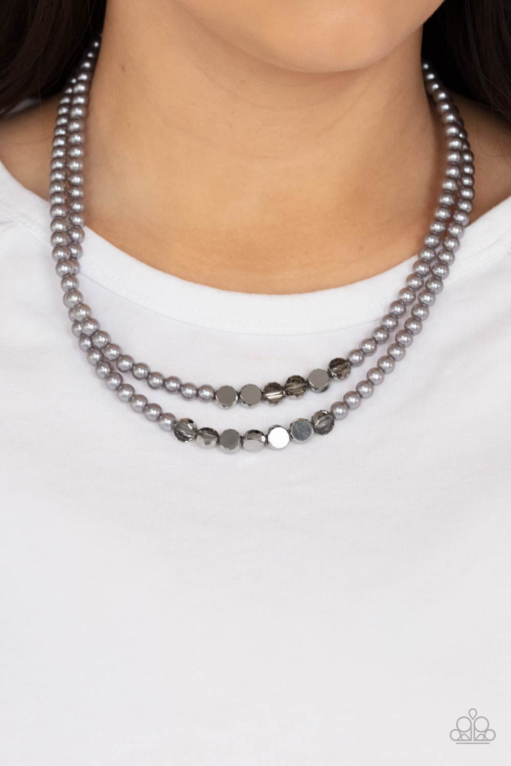 Poshly Petite - Silver Necklace Set - Princess Glam Shop